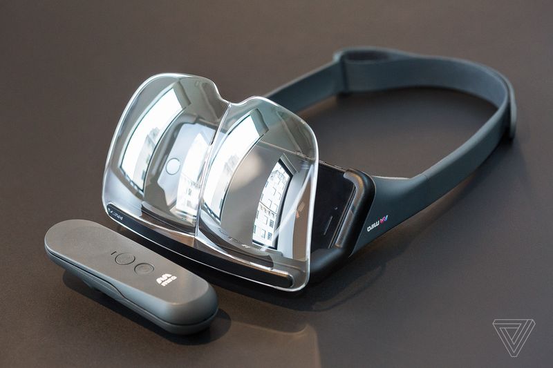 Applaudlabs's tweet photo. While it could be heavy Mira's phone powered #AR headset is game changing for it's price! https://t.co/EsR281WHBZ https://t.co/HJxtt0C02J