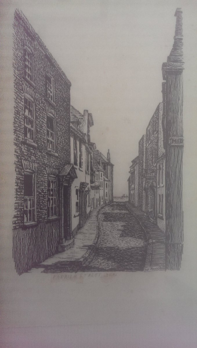 MargateRegency's tweet photo. Great artwork of @Deal_Town in the 1950s by PAT MOODY #middlestreet #beachstreet now at 10 Broad St @FlemingsofDeal https://t.co/to6RSOAkNQ