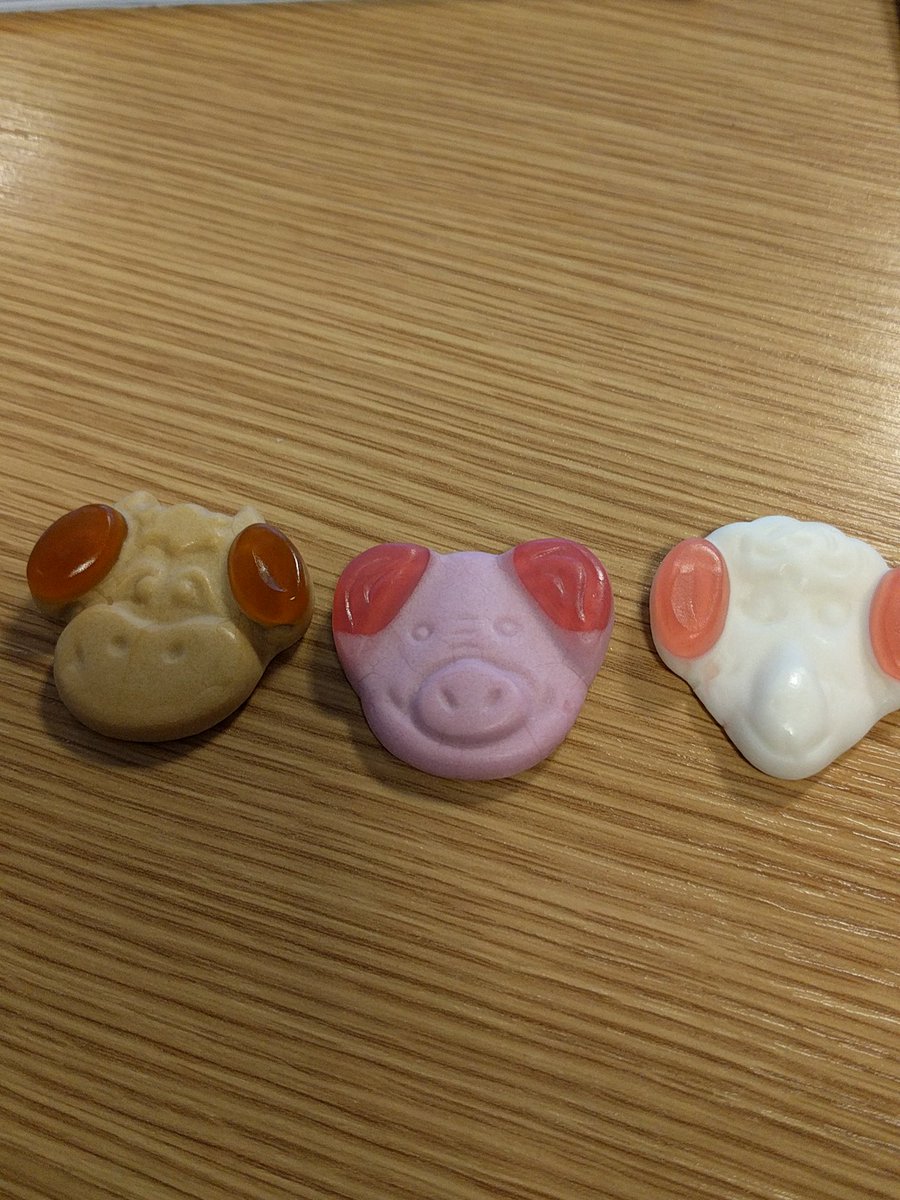 adisavage's tweet photo. @marksandspencer Carlos the Cow, Percy the Pig and Shaniqua the Sheep https://t.co/QLy13XTctK