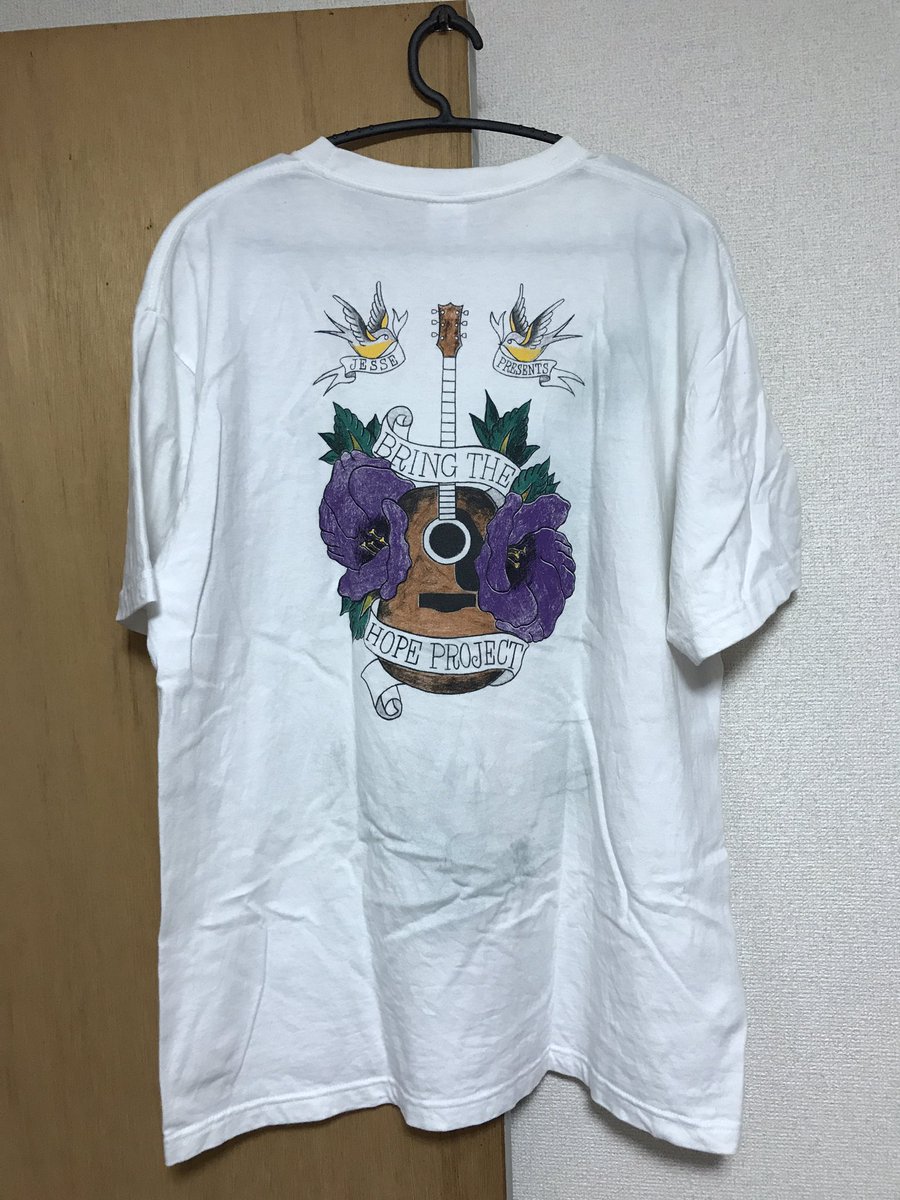 ts1981911's tweet photo. 戸越の日にJSFで買ってきたTシャツに黒いシミ付いてしまったのでタイダイ染めした
#JSF
#タイダイ染め
#bringthehopeproject https://t.co/9QeQIMSoFe