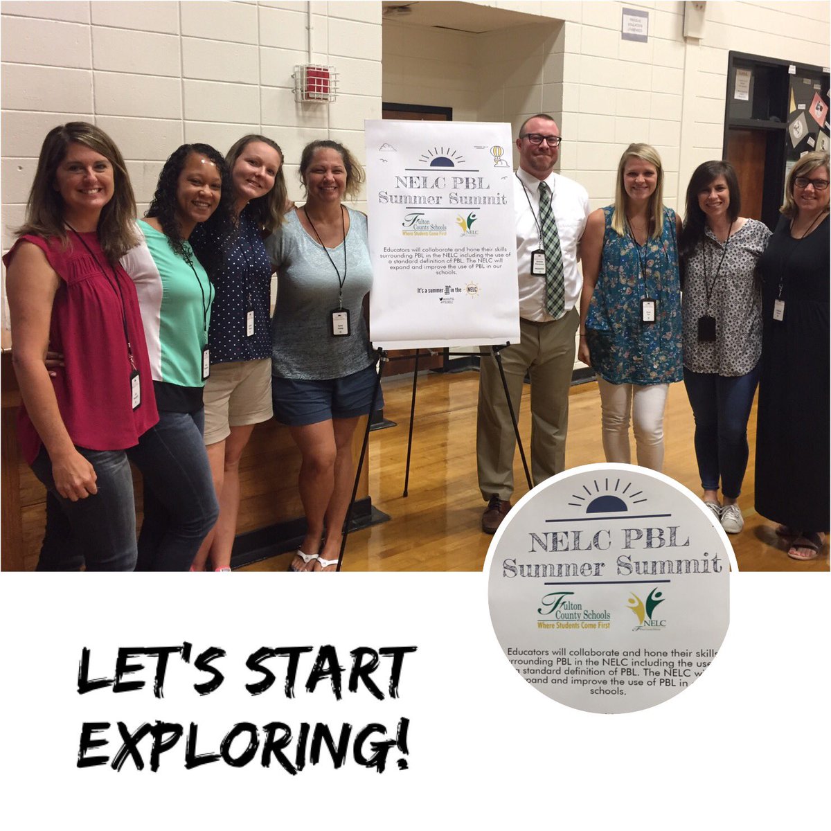 meaganeastman18's tweet photo. Learning never stops! @HillsideES teachers are excited to continue our PBL #journey! https://t.co/AWG8kJrPvc