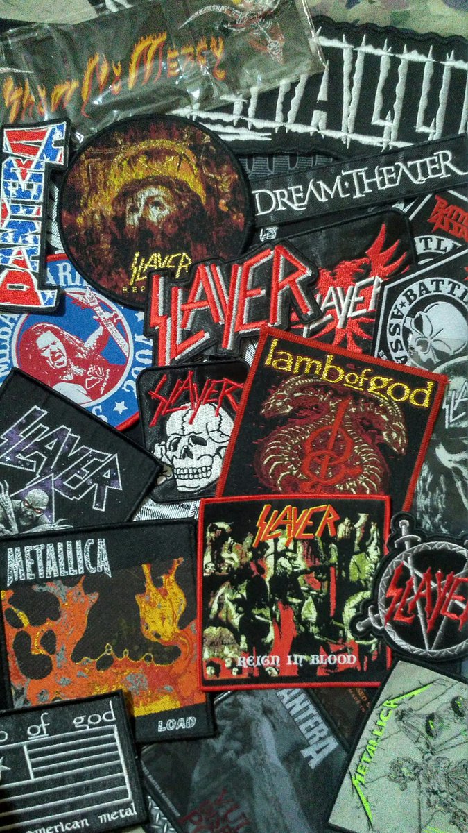 agxfariz's tweet photo. Project for My Vest ✊
#battlevest #battlevestassault #battlejacket #patch #slayer #metallica #pantera #lambofgod #trashmetal #dreamtheater https://t.co/EgzweJlyS6