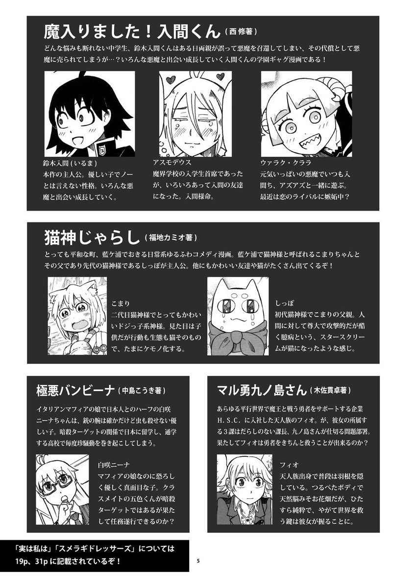 長門三笠 今回の夏コミチャンピオン本であまりにもたくさんの作品とキャラを描いたので 買った人が知らない作品やキャラとか多いと楽しめないんじゃないかと思い作品紹介ページというのを大変 めんどくさいけど作ってみた これさえあれば作品もある程度