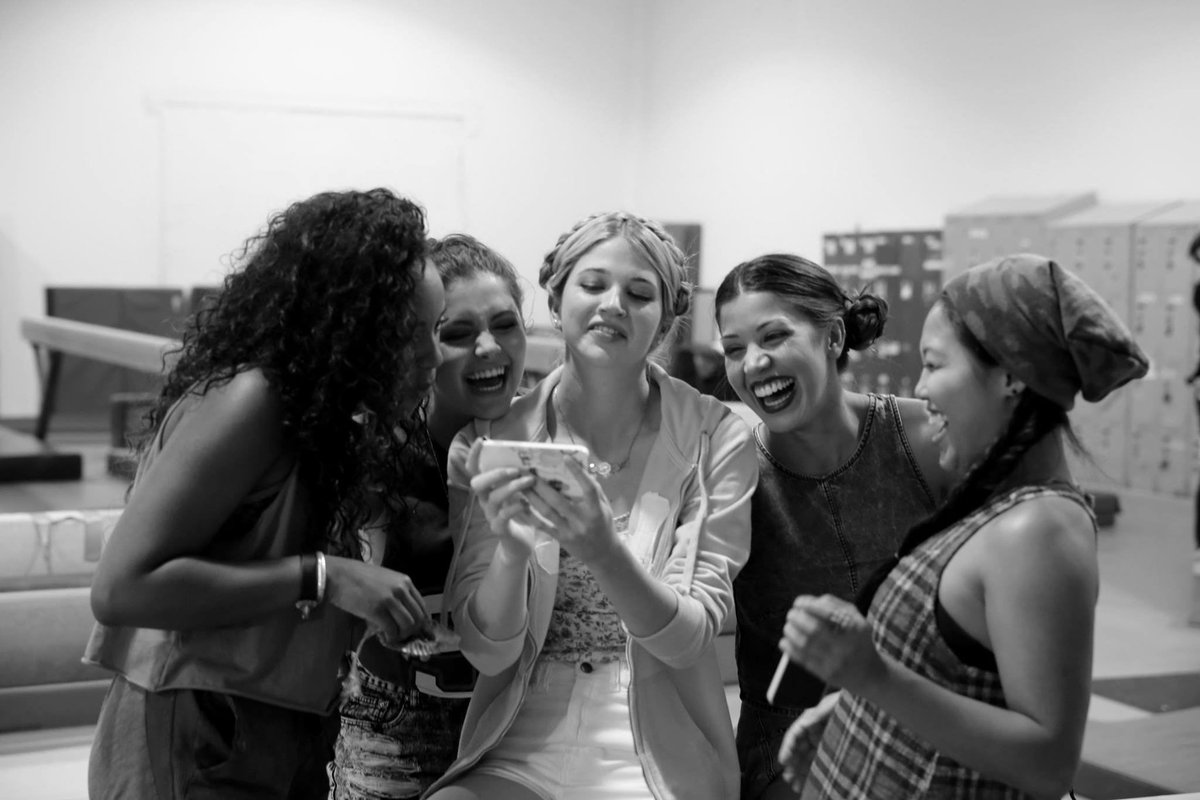 FullOutMovie's tweet image. When you make movies for a living, every day is a reason to smile. Sharing a laugh on the set of Full Out #friendship