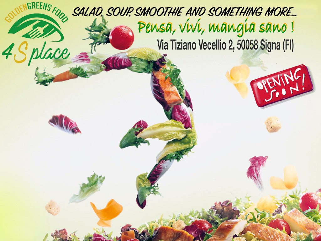 4Splace's tweet photo. #prossimaapertura #Insalateria #insalata #insalate #smoothie #frullati #greenfood #pranzo #cena #aperitivo #firenze #signa #indicatore 🥑🍤🥗🍓 https://t.co/LQI6GzVTXf