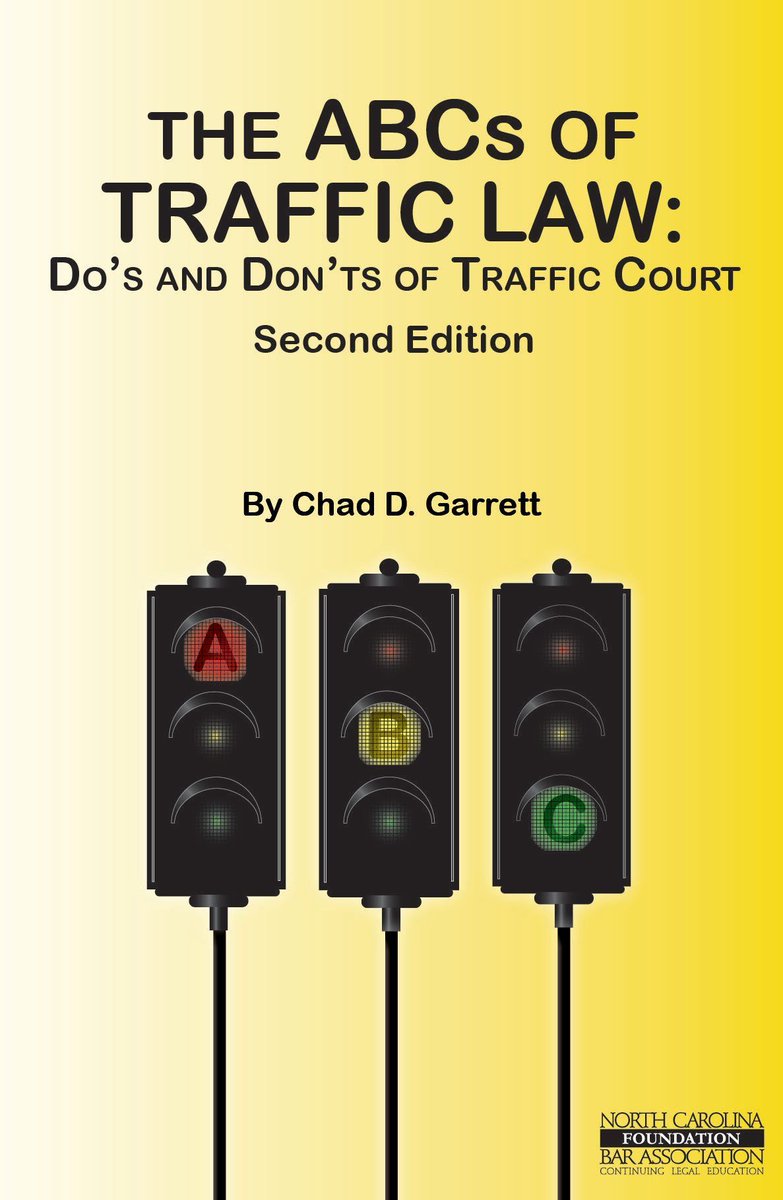 NCBAorg's tweet photo. Do you know the ABCs of traffic law? We have just the book to help: https://t.co/0C1bKN3bLY #NCBACLE https://t.co/MJwdwwSrGg