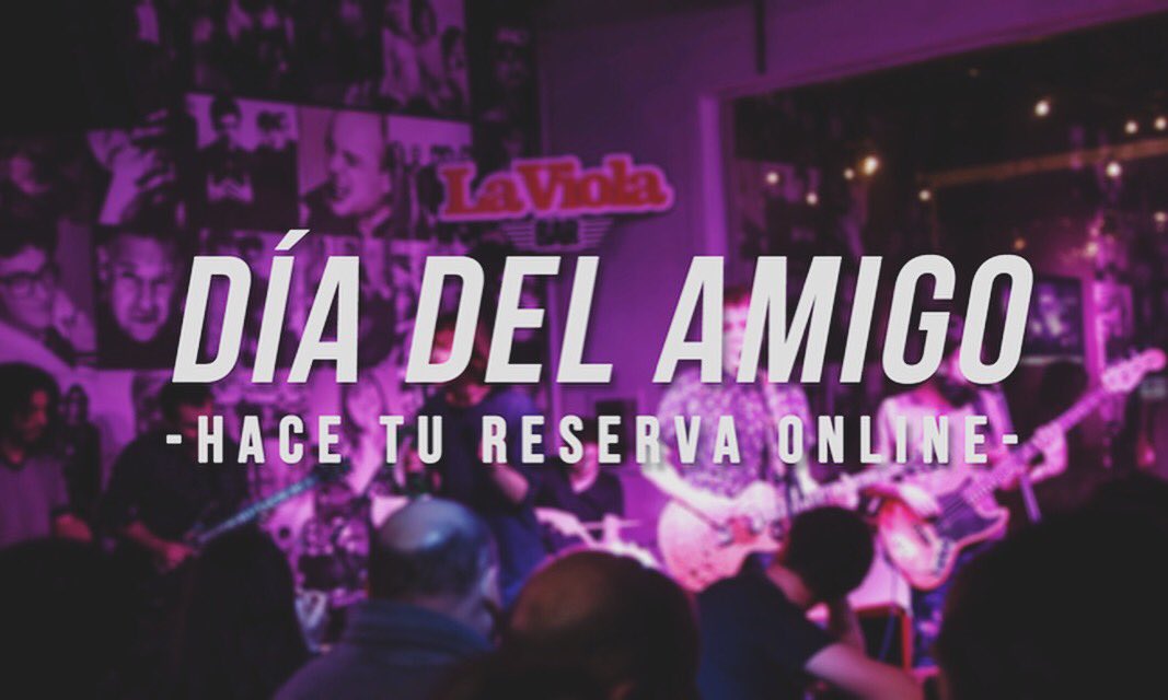 Hacé tu reserva online a través del link en la bio o comunicándote al 11 2238-3100 y disfrutá un #DíaDelAmigo distinto a puro rock!
