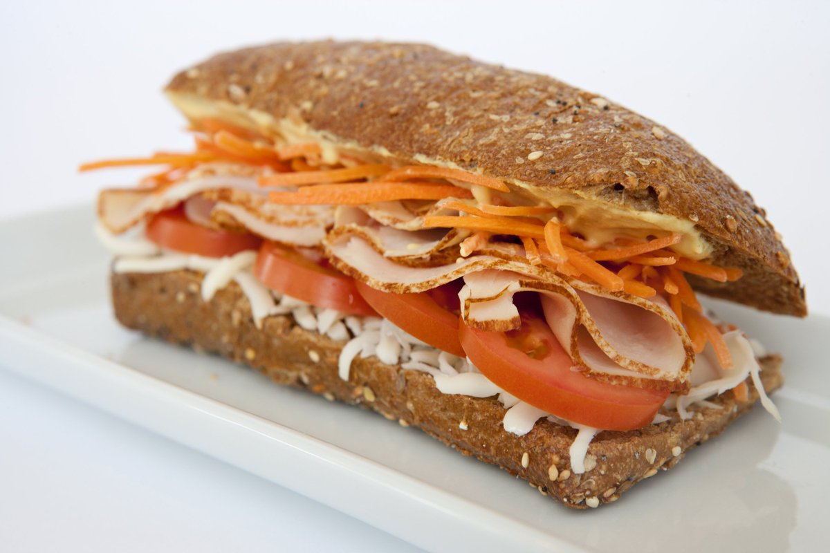 mybigsalad's tweet photo. It's #trythisnotthat Tuesday! Everyone is buzzing about the honey mustard dressing on our Garden Turkey Sandwich! (10% off - today only) https://t.co/T5phEAhTgv