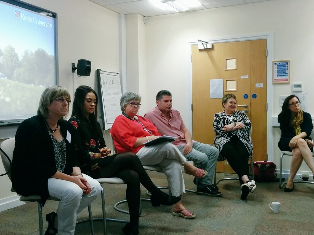 NPapadopoulou_'s tweet photo. Final Panel of #RTDkeele @LawatKeele on withdrawl of treatment, Scots law, hospices and MS with @KitzingerCelia @WARD_AJ1 @Woman4Equality https://t.co/q2SotNroww
