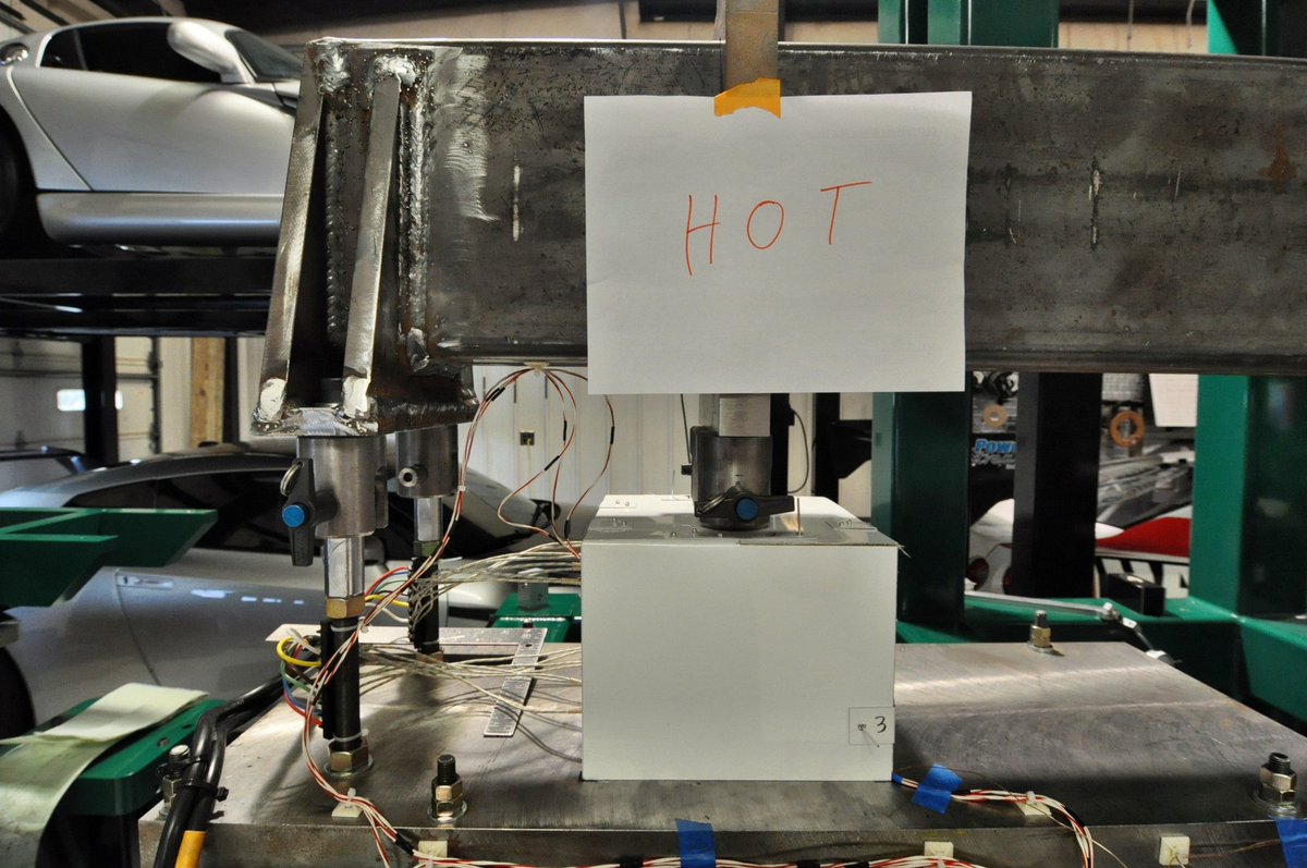 If the engineers put this on there...they ain't lying! #hotbox #donttouch #makingcomposites