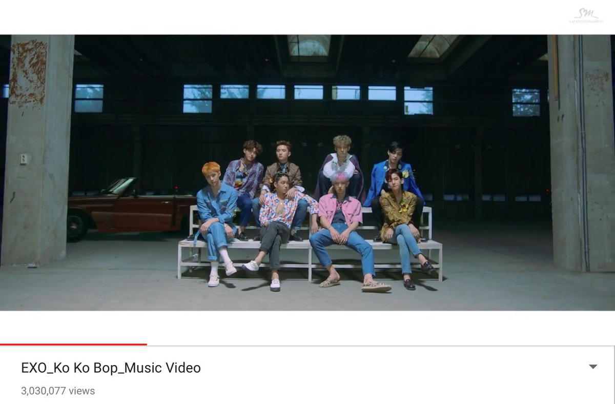 EXOfanbase_Int's tweet photo. 170718 'Ko Ko Bop' MV hits 3M views in 5 hours 👏🏼

#EXO #KoKoBop #TheWarEXO #엑소 https://t.co/LRGKE4RJZm