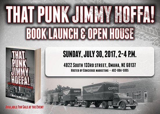 Come celebrate the launch of THAT PUNK JIMMY HOFFA! More info here: facebook.com/events/4664050…