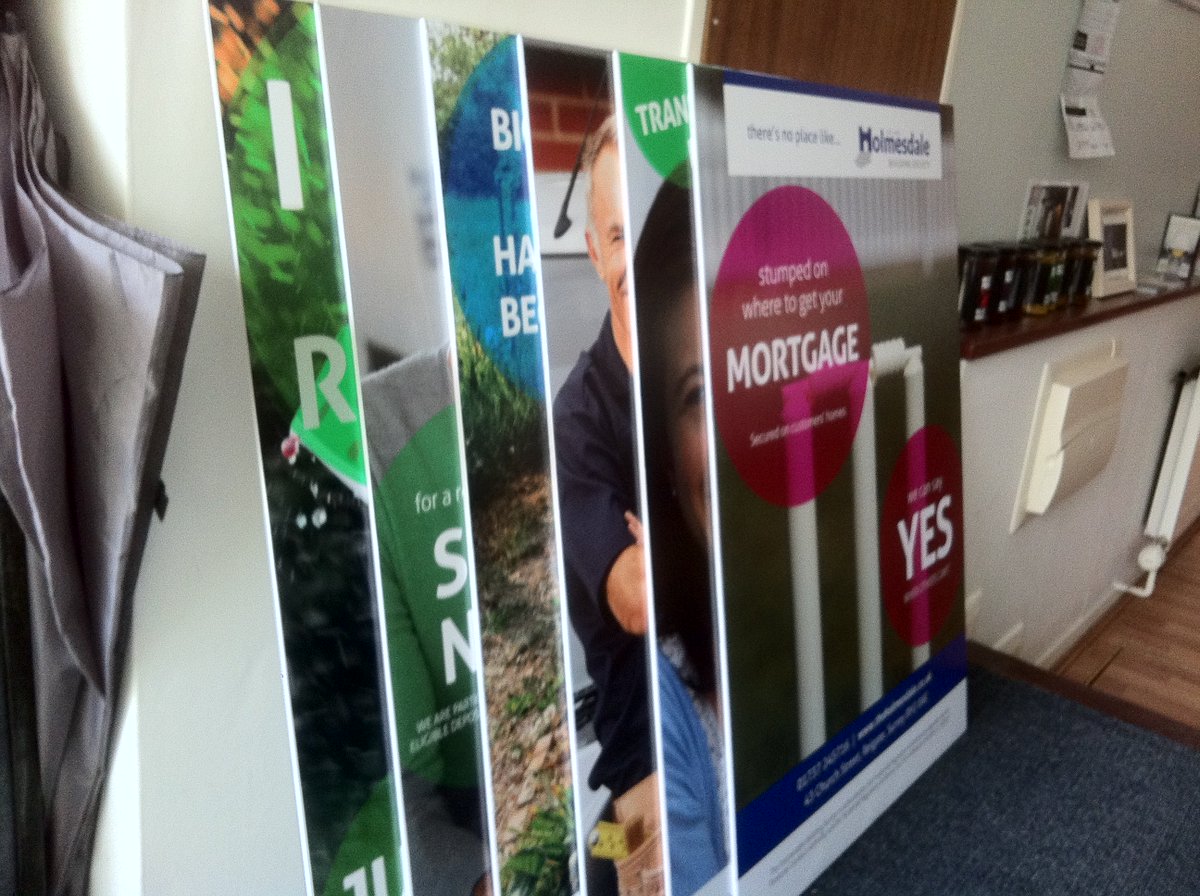 A1 poster mounted on to 5mm foam board done in-house. nice job, but kills the back when trimming (small numbers only!! #oohMeLumbago)