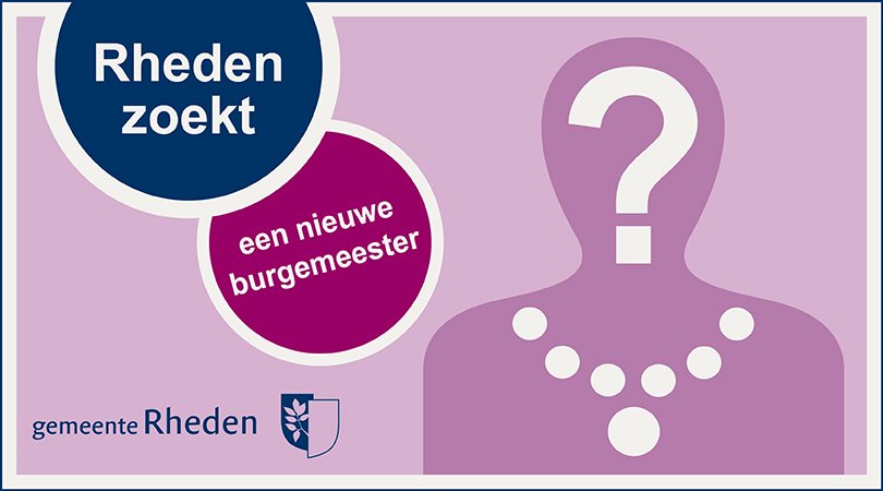 gemeenteRheden's tweet photo. We zoeken een nieuwe burgemeester. De vacature vind je hier: https://t.co/EAF4np28MA https://t.co/cwx45p3GwC