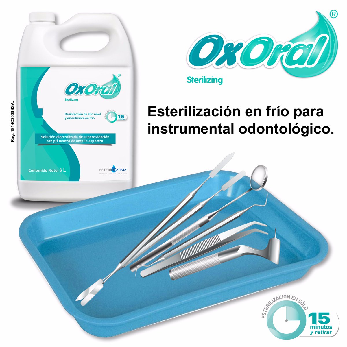 Esteripharma's tweet photo. "Olvídate de utilizar autoclave con Sterilizing"
Esterilización en frío para instrumental odontológico
https://t.co/a1U7C2o3Nn https://t.co/GXr8O5OqfW
