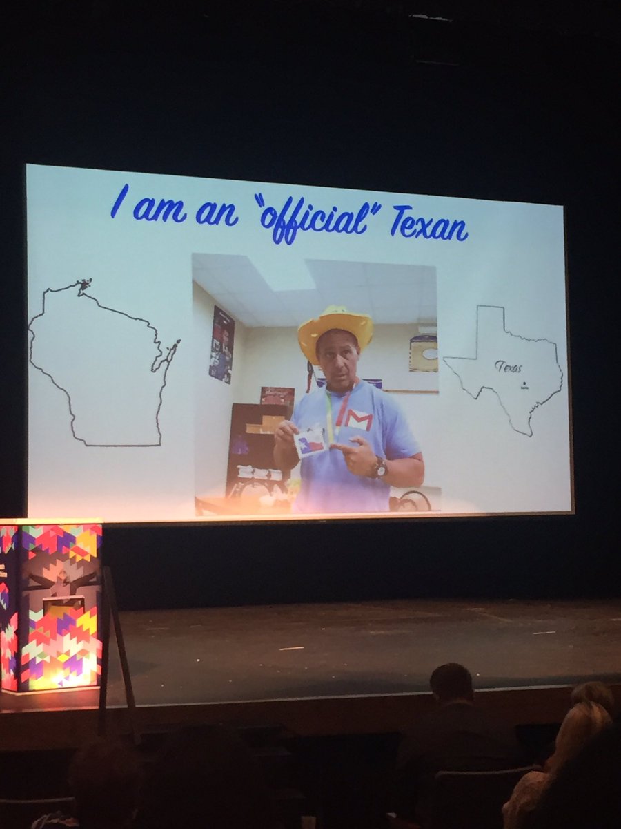 VonBusenlehner's tweet photo. He wasn't born in Texas, but he got here as fast as he could! Thank you Michael Jaber for sharing your tech wisdom &amp; insight! #saisdengage17 https://t.co/tnvL22vlqd