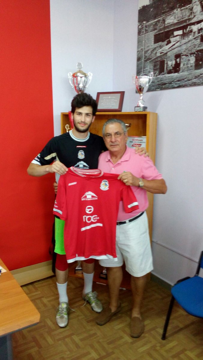SantaAtco's tweet photo. cerramos la portería, con el fichaje  de jose luis, procede del Soller, bienvenido https://t.co/NZHsL5YrLh