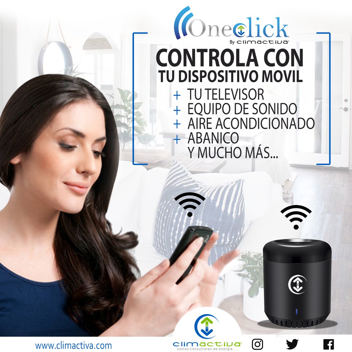 ClimactivaPR's tweet photo. Cada día más cerca del la PRE-VENTA oficial de Oneclick,con el que podrás controlar todo desde tu Smartphone. Llámanos al: 787-793-0094 https://t.co/4FBBf2XHxL