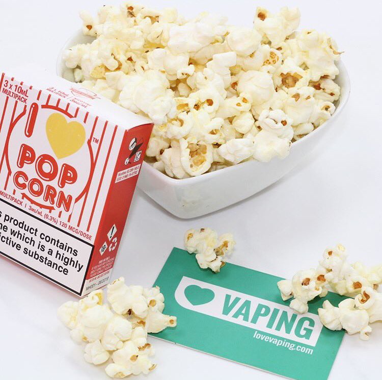 💚 Popcorn? So do we! 

It's sweet, it's buttery and it's ready ready for dispatch at lovevaping.com 🍿