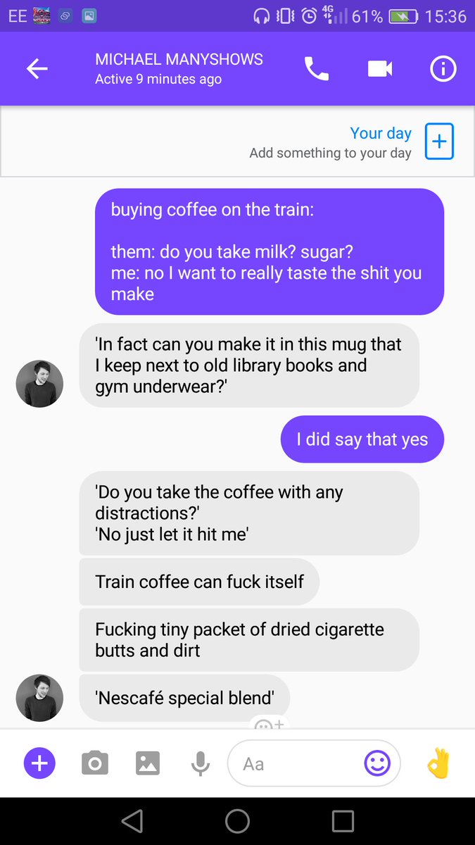 JamalKinsella's tweet photo. Musings on #traincoffee with @robinnestheman https://t.co/cic4QdPEkz