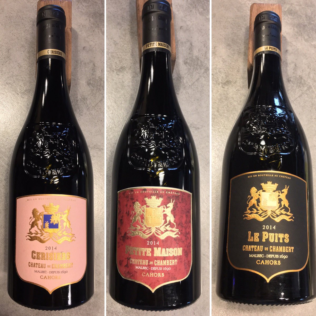 ChateauChambert's tweet photo. Parcellaires de #Chambert 300% #Malbec! 3 terroirs, 3 bouteilles : pour comprendre notre diversité de terroirs! https://t.co/Adslu1wPaH