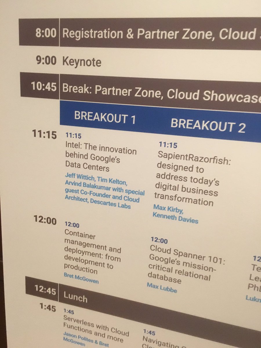 Join me at #GoogleCloudSummit in NYC this morning to hear about Intel: The Innovation behind Google's Data Centers #iamintel