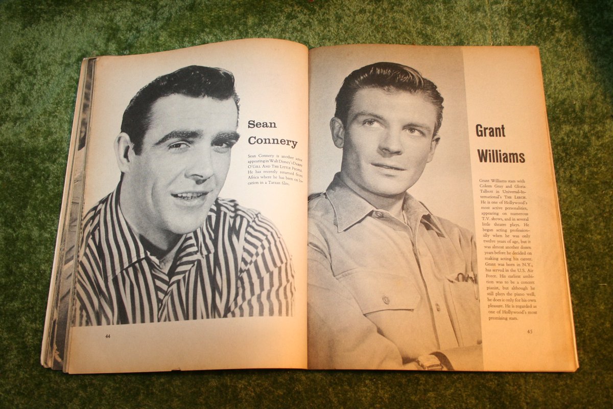 #seanconnery just prior to #jamesbond in this 1960 book of the stars. <a href="/TheSpyCommand/">The Spy Command</a>