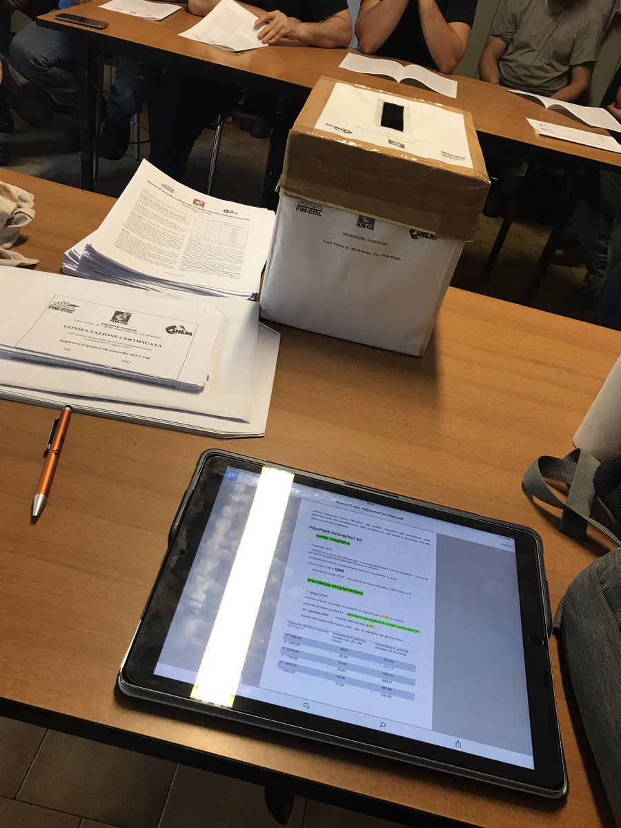 #EoraContratto proseguono le Assemblee del CCNL di Unionmeccanica FIM AMB NON MOLLA!!