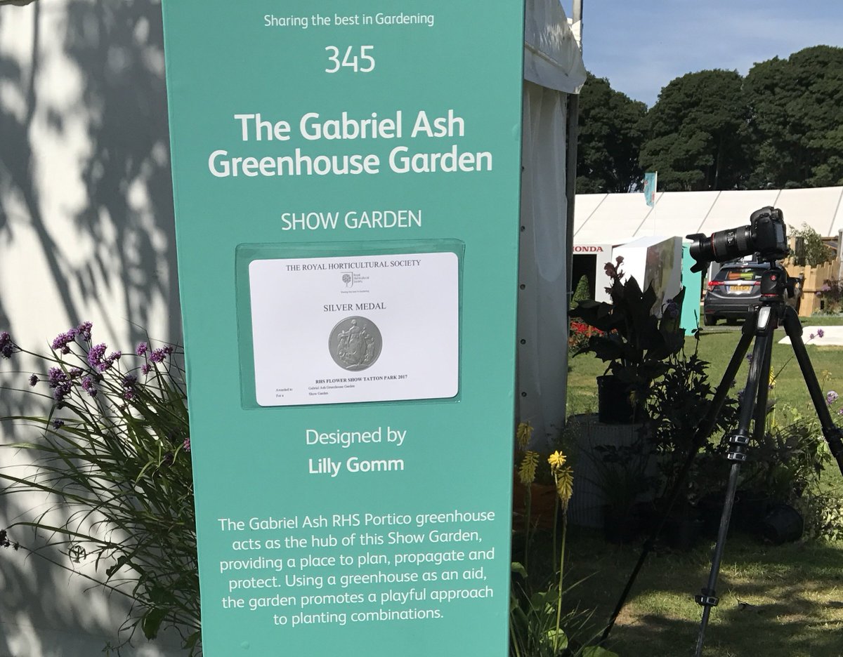 GabrielAsh11's tweet photo. SILVER!! Absolutely Thrilled! Total team effort &amp; couldn't be more proud to have placed with our first garden at #RHSTatton #SilverMedal https://t.co/I8sbYfApun