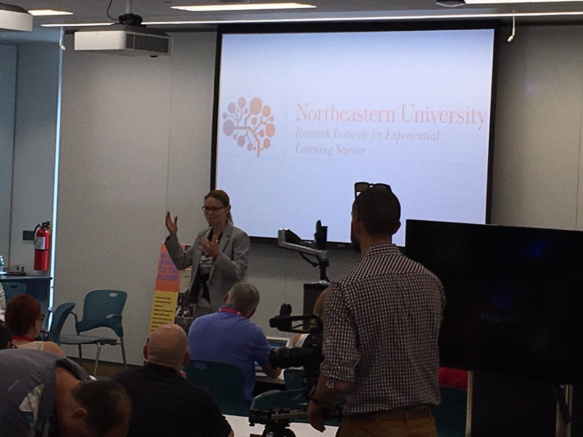 coreymohn's tweet photo. Head of research for experiential learning @Northeastern: "Thank you for reframing risks for teachers as opportunities for students."  LOVE! https://t.co/GLpHqtH8Uk