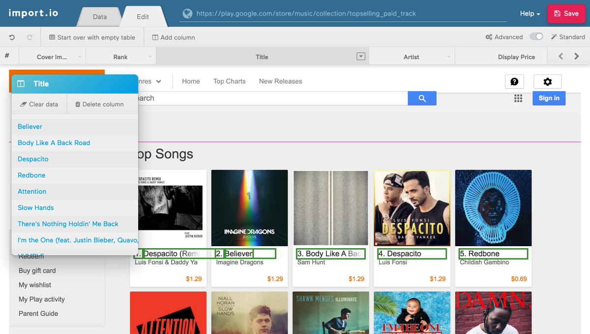 importio's tweet photo. Monitor song & movie rankings with change reporting https://t.co/WqTDkpnDyx #changereporting https://t.co/Ybct4UDop0