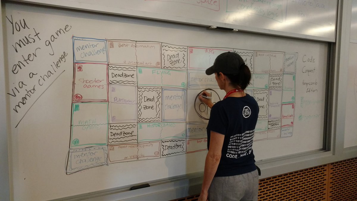 kid_OYO's tweet image. Skills advancing along Python & Javascript paths in preparation for next iteration of #CodeConquest social learning game! @oyoclass #codeLI