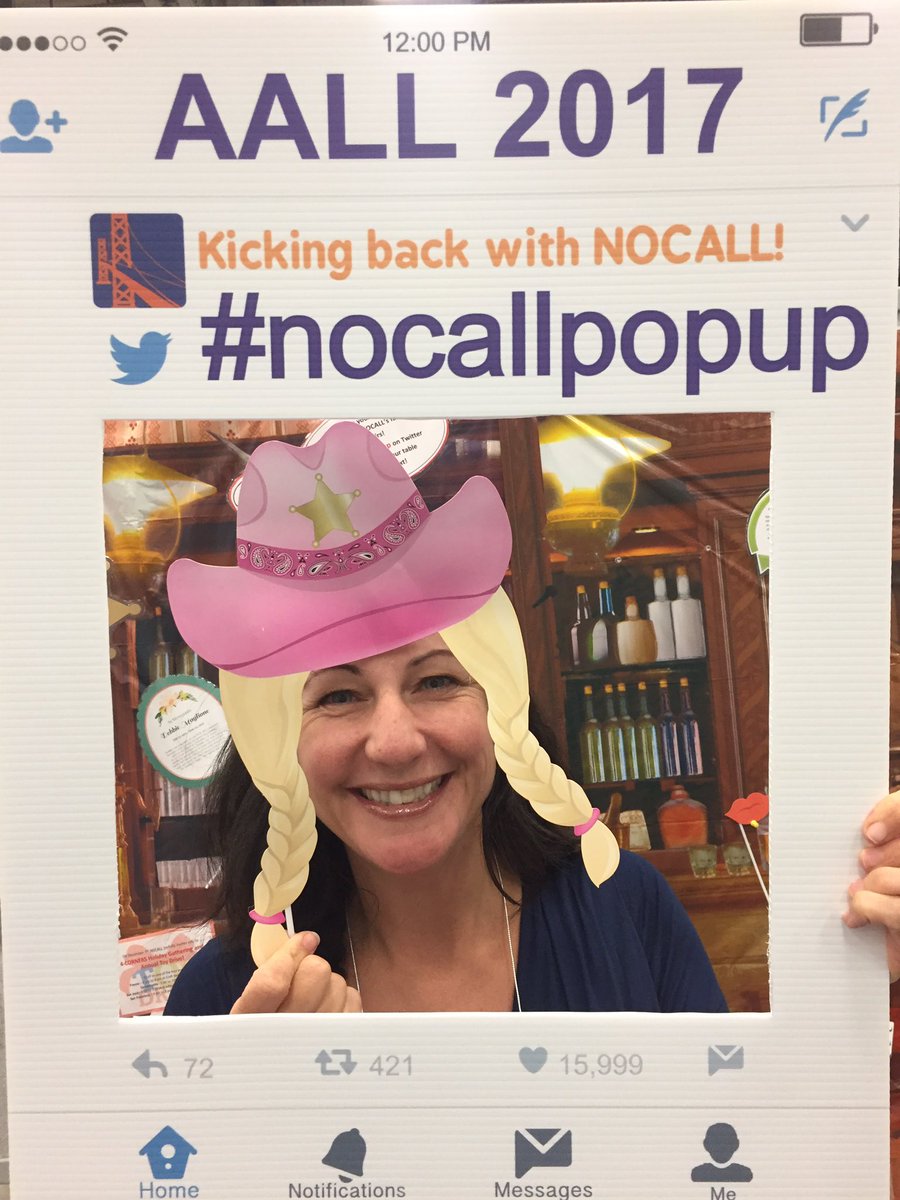 RunInTutu's tweet photo. Fun at the #nocallpopup booth. #AALL2017 @NOCALL1980 https://t.co/ceUJPyP5uV