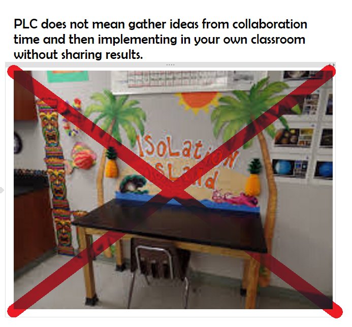 MusiCole13's tweet photo. What is and isn't a PLC? #tla22017 #sulsprisd https://t.co/E6ZJCtYWgg