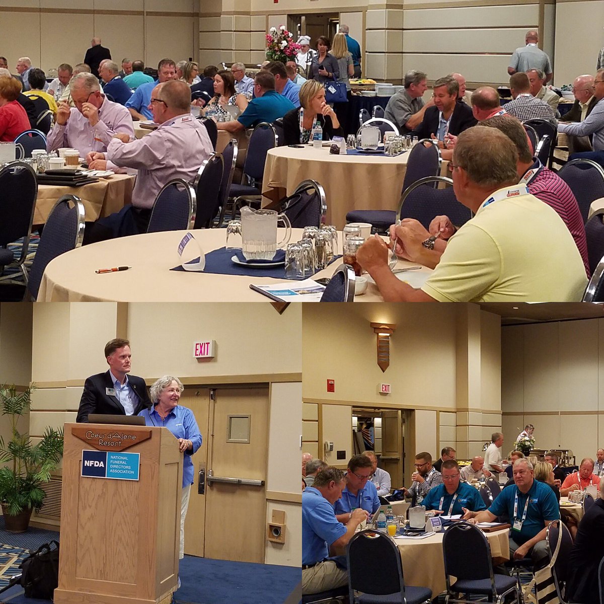 NFDA's tweet photo. What better way to kick off day two of the NFDA Leadership Conference than with a hearty breakfast! #NFDALead 🍳🥓🥐☕️ https://t.co/tPHxvlEmxk