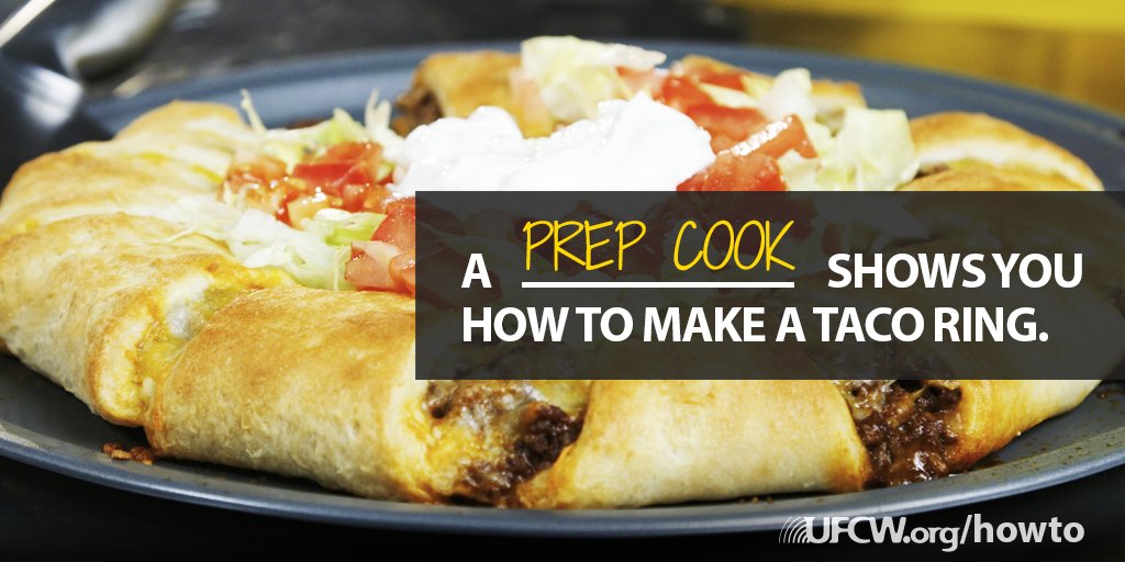 UFCW_3000's tweet image. FUN FACT: @UFCW represents #PrepCooks! Chardonnay can help you make a fun, delicious taco ring: ufcw.org/howto #UFCWHowTo