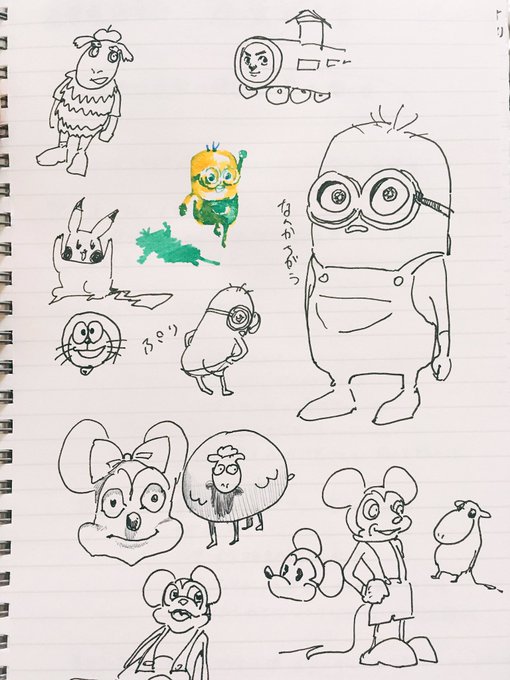 キャラクター描くの苦手すぎてムーミンだけ猛練習した 