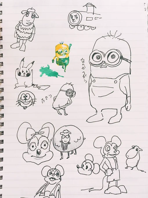 キャラクター描くの苦手すぎてムーミンだけ猛練習した 