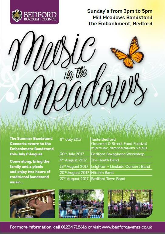 BedfordEventsUK's tweet image. The Summer Bandstand Concerts return to the Embankment Bandstand this July &amp;amp; August. Bring the family and a picnic and enjoy the music :)