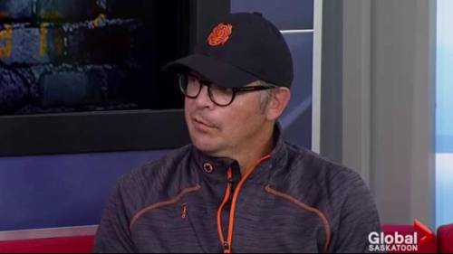 GlobalSaskatoon's tweet photo. WATCH: @LDuttonGlobal learns more from @TheoFleury14 about #VictorWalkIV taking place in #Sask. https://t.co/uaDUIAIvQm https://t.co/Ql1UcRg64y