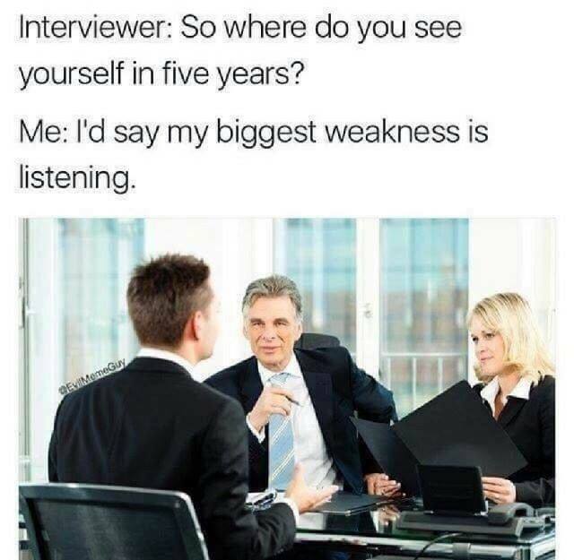 CareermapNews's tweet photo. Top Tip: Make sure you ALWAYS listen in an #interview😂😂 #TopTip #school #college #university #apprentices #apprenticeships #work https://t.co/1FqLxjyyS3