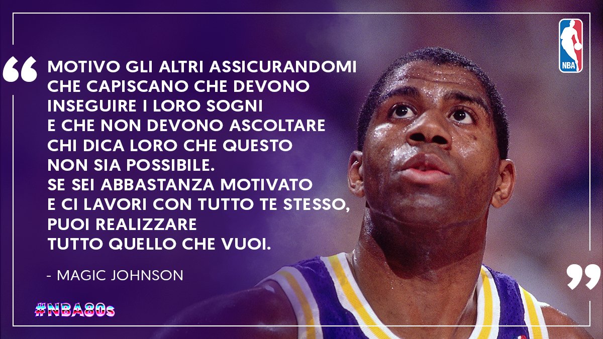 NBAItalia's tweet photo. #MagicMotivation
#NBA80s https://t.co/jhWEkEcf4y