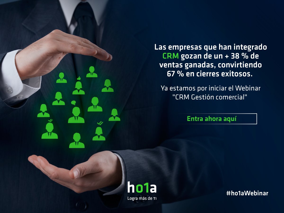 MCMTECHCO's tweet photo. Estamos listos para iniciar el #ho1aWebinar "Transformando la implementación de CRM". Síguelo a través de: https://t.co/vYnVENiCyX https://t.co/Qf3nMhfVl7
