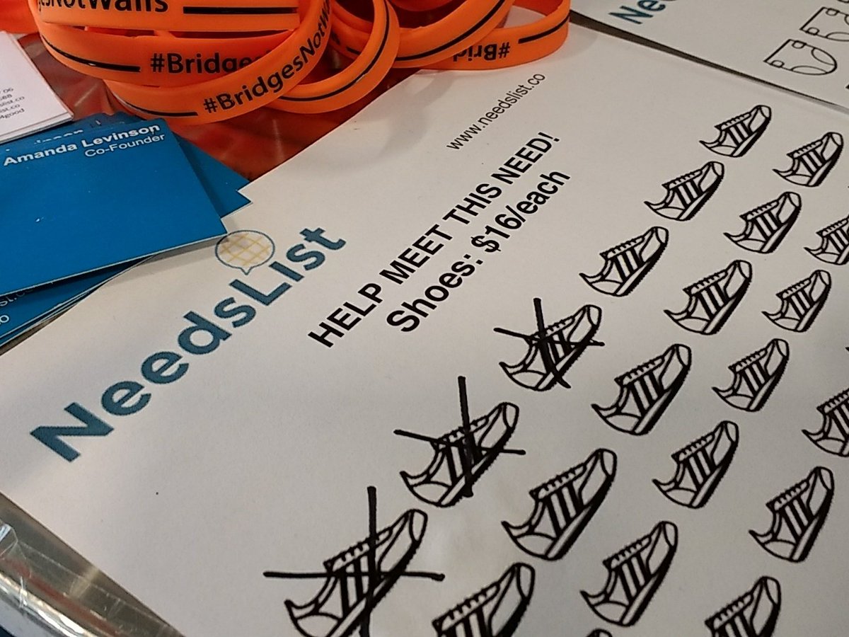 NeedsList4Good's tweet image. And we are off! 3 shoes for @AubergeMigrants at needslist.co #masschallenge #needmet!