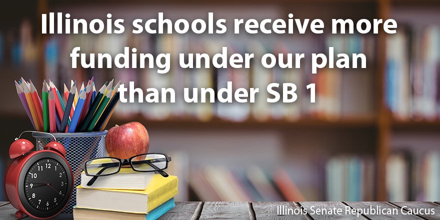ILSenateGOP's tweet image. Parents, see first hand how your kid's school does better under our plan - illinois.gov/gov/SitePages/… #fixestheformula #norednumbers #SB1