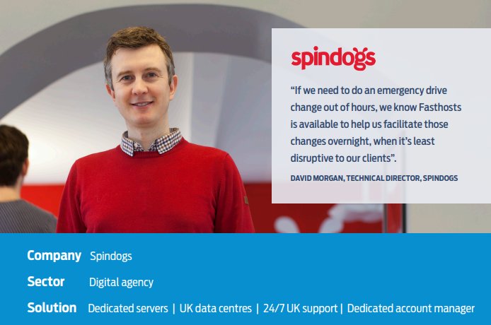 Fasthosts's tweet photo. Results-driven creative agency Spindogs chose Fasthosts - find out why: https://t.co/ZFz36fhbEM #Creative #CaseStudy https://t.co/FbmH1Msuvx