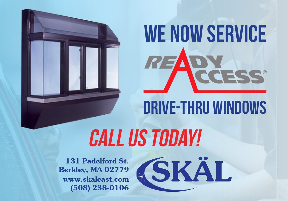 SkalEast's tweet image. We now service #ReadyAccess drive-thru windows!