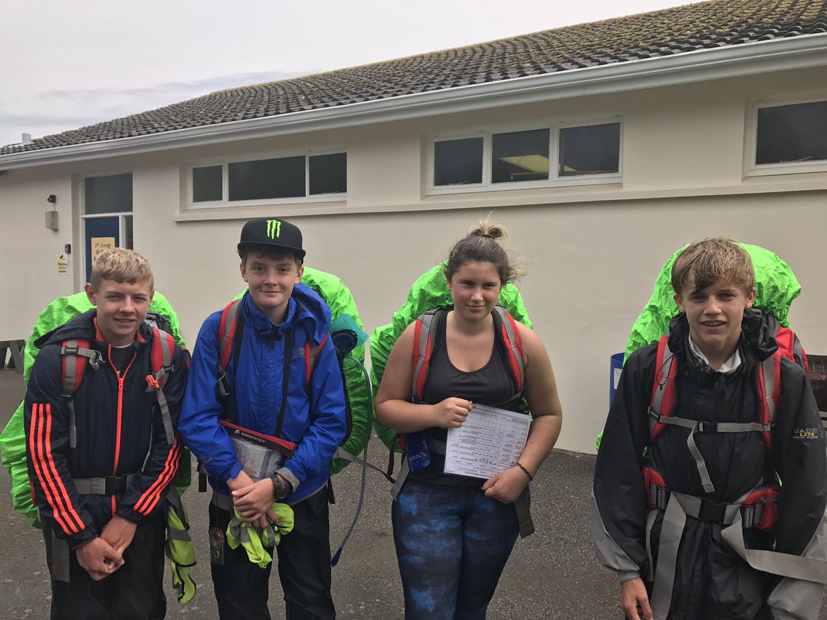 Team Powered by Pixie Dust arrived at camp. Great job both teams! Day one complete. #dofe <a href="/DofEGuernsey/">DofE Guernsey</a>