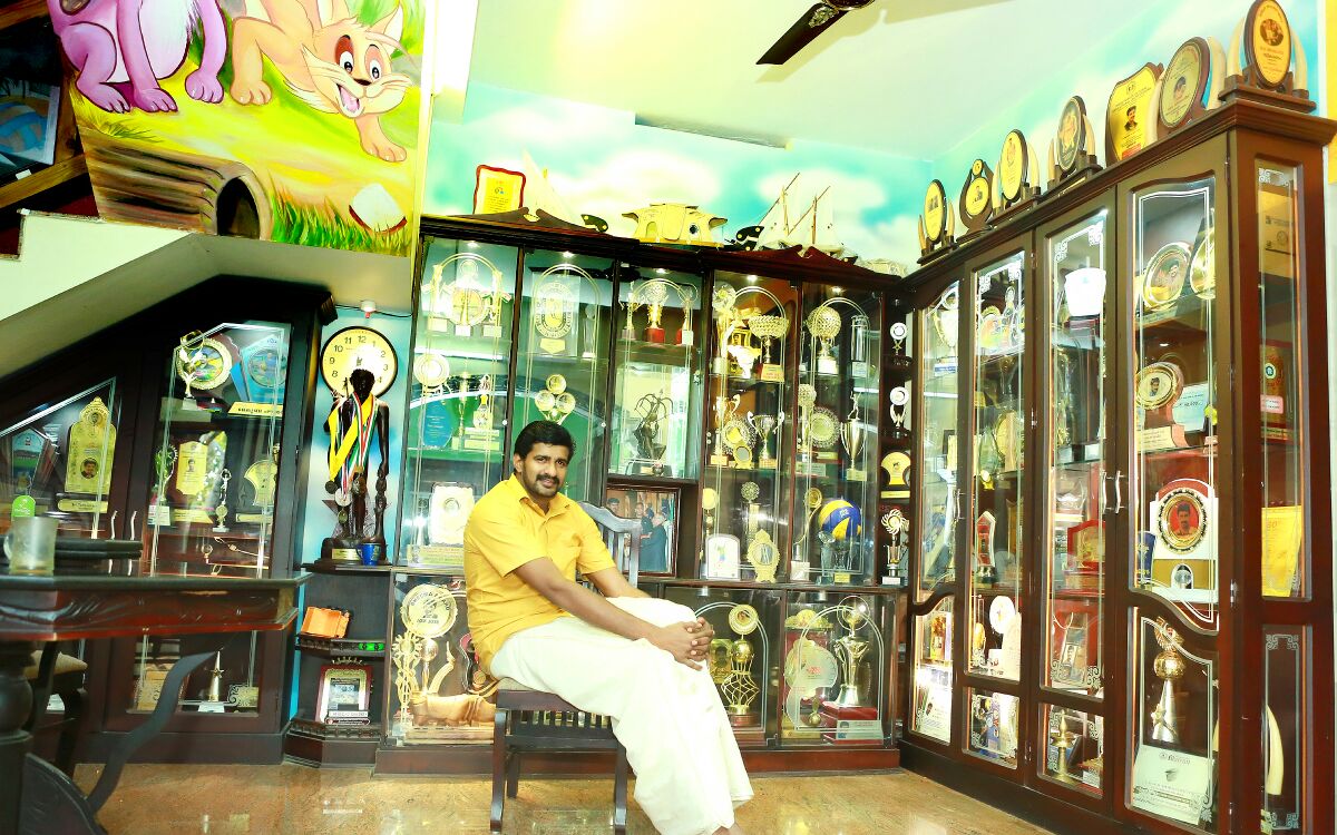 Tom10Joseph's tweet photo. Hi Tweeple, here's my collection of trophies and medals. Couldn't have achieved this without the support of Volley fans 😊 https://t.co/QerB9fVITV