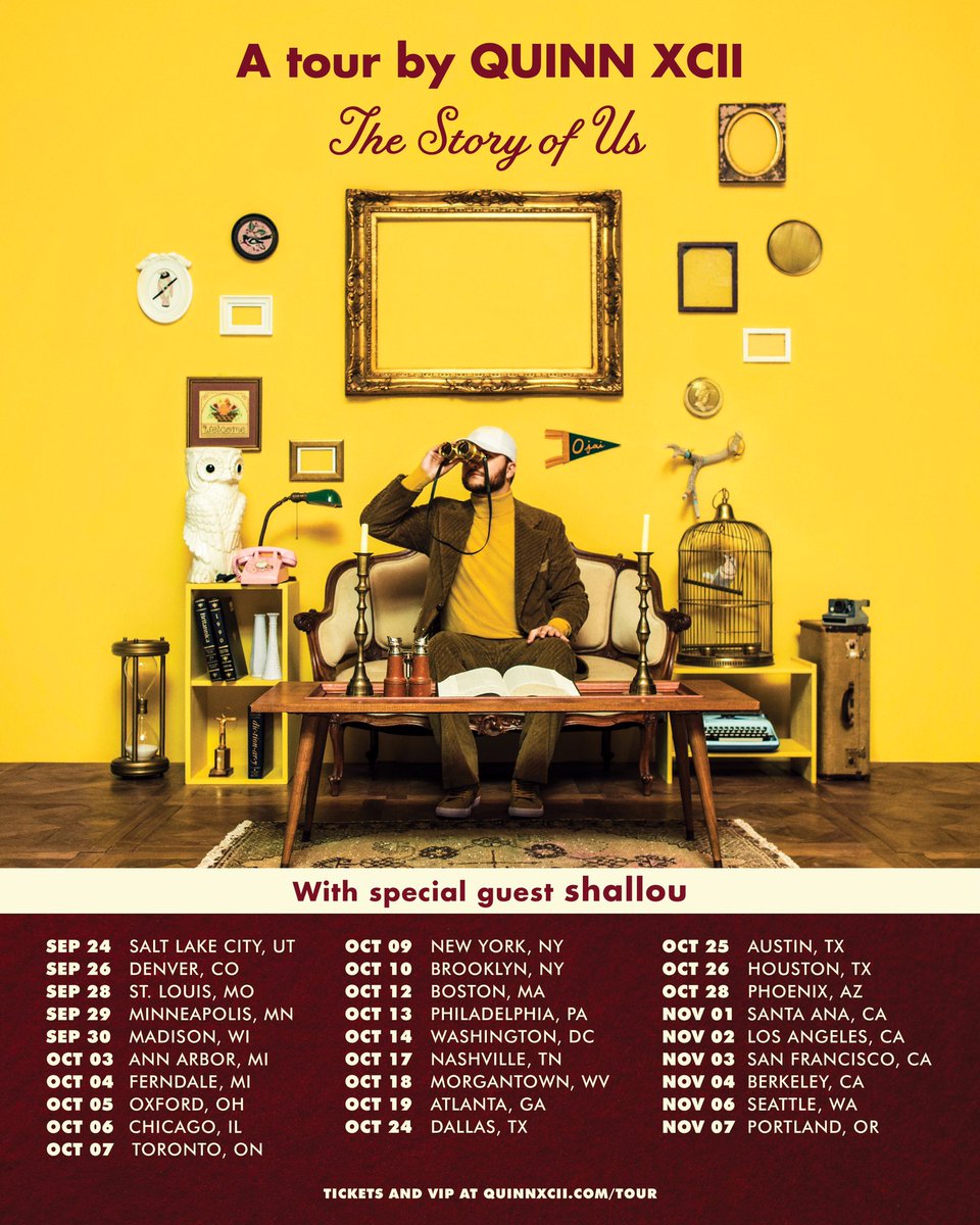 QuinnXCII's tweet photo. Touring the new album this fall. Can't wait to see you guys at a show 📖 https://t.co/wlTPHy72Xm